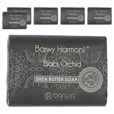 歐美BARWA 奢華SPA黑蘭花香氛皂，植物素材，65年香皂工藝, 190g, 6個