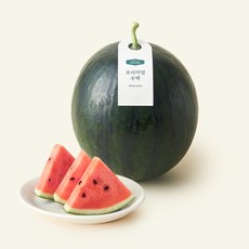 온브릭스 주식회사 농업회사법인 프리미엄 흑수박, 1개, 4kg이상