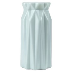 北歐簡約菱形花瓶 - 塑膠, 綠色