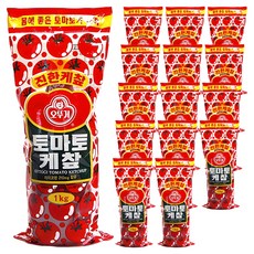 오뚜기 토마토 케챂, 1kg, 15개