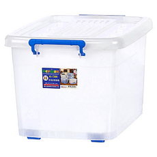 滑輪掀蓋整理箱 137L, 1個