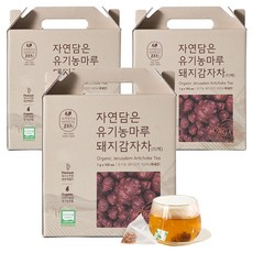 자연담은티 돼지감자차 티백, 1g, 100개입, 3개