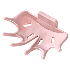 Little Pink Rabbit 粉彩小兔 六爪掌形肥皂架, 尺寸 13.5x10.5x3.5cm, 顏色隨機, 1包