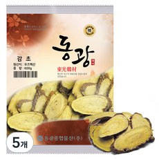 동광한방몰 감초, 600g, 5개