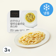라쿠치나 알리오올리오 파스타 (냉동), 230g, 3개