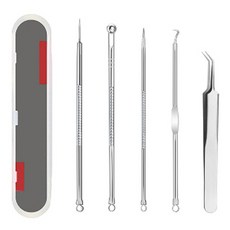 피지 블랙헤드 압출기 5종 + 케이스 세트, 1세트