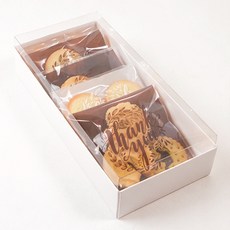 SW 大號透明PET蓋馬卡龍盒 22 x 10.3 x 5.3 cm, 5個, 透明