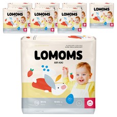 Lomoms 樂媽適 Air Kiki舒柔褲型尿布, 第5階段, 208片