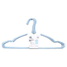 百貨King 樂活屋男士用浸塑衣架 10入/組, 顏色隨機, 肩寬43.5cm
