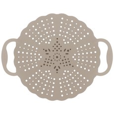 sillymann IH爐適用Harmony系列矽膠蒸架 WSK4019, 可可灰, 26.8cm, 1個