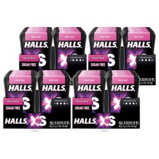 HALLS XS無糖迷你薄荷糖 綜合水果口味, 180g, 4組