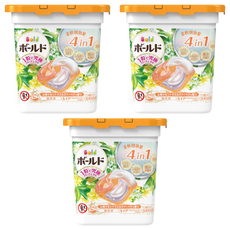 Bold 日本原裝進口 4D 超濃縮洗衣球 柑橘 + 馬鞭草, 11顆, 3盒