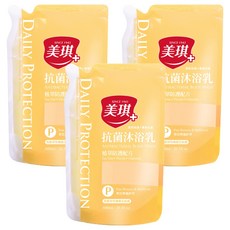 美琪 抗菌沐浴乳 梨花與風鈴草 補充包, 600ml, 3包