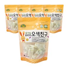 Organic Story 五色米餅, 白米口味, 40g, 5包