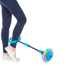 brisa LED折疊式腳踝跳繩, 藍色