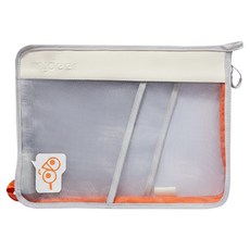 mideer 小學生分類收納袋, 橘色, 1個