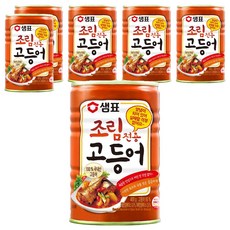 [샘표] 조림전용고등어, 400g, 6개