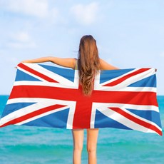 Summer Water Best 柔軟大型海灘巾, 1個, 英國紳士哥哥