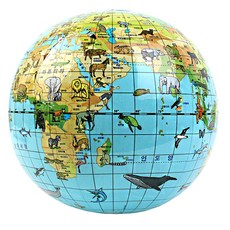 Calli 世界動物地圖充氣球, 混色