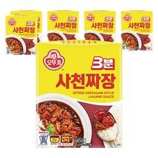 OTTOGI 不倒翁 3分鐘四川炸醬調理包, 200g, 6盒