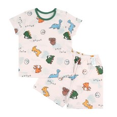 메이키즈 남아용 통기성 스몰디노 5부 변화지 상하의 세트