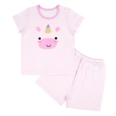 메이키즈 여아용 핑크 유니콘 5부 변화지