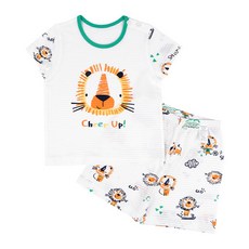 Maykids 男童 Cheer Up Ryan 五分緹花上下套裝