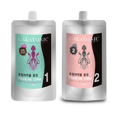 Galatonic 魷魚墨色灰染劑1 500ml + 染劑2 500ml, 3N Dark Brown, 1組