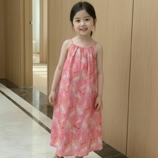 꼰띠키즈 여아용 캔디 캣 원피스