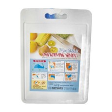 KEYWAY 聯府 中好切料理板 砧板 附刮片, 白色, 1個