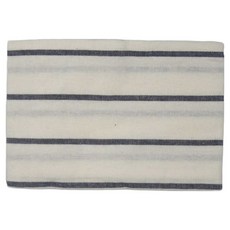 地中海簡約防塵隔熱餐桌墊 56g, 藍色細條紋, 40 x 60cm, 1個