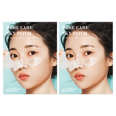 스노우투플러스 포어 모공케어 스카이 패치, 8개입, 2개