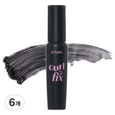 에뛰드 컬 픽스 마스카라 미니 4g, 04 가닥 볼륨, 6개