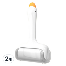 鴨子手柄滾筒除塵器 白色 本體, 2個