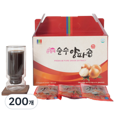 정도원 산청애 순수 양파즙, 100ml, 200개