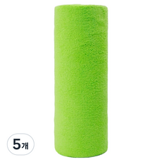 캐롤링 빨아쓰는 극세사 행주 다용도 롤타올 딥그린, 5개, 1개입