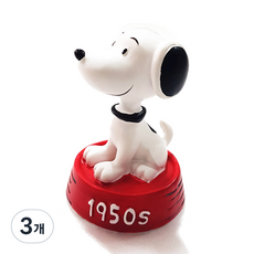 스누피 피규어 1950s, 3개