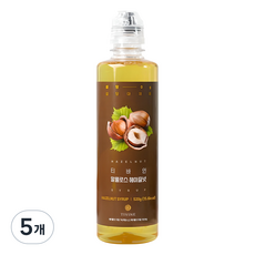 티바인 알룰로스 헤이즐넛 시럽, 520g, 5개