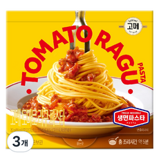 고메 토마토라구 생면 파스타, 3개, 250g