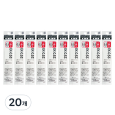 제브라 스라리 EK 리필심 0.5mm, 레드, 20개