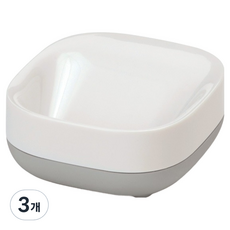 Joseph Joseph 纖巧皂盤, 3個, 灰色