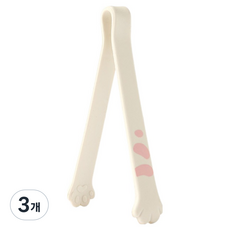 Easy sili Sili Catch Cat 貓咪廚房夾 小 12cm, 白色, 3個