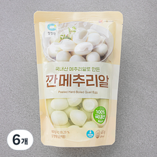 청정원 깐메추리알, 450g, 6개