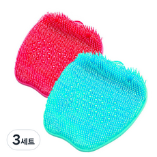 원이네 발 세정 풋브러쉬 2종, 민트, 핑크, 3세트, 2개입