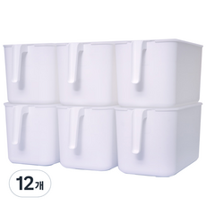 Gagyoo把手生活箱, 白色, 12個