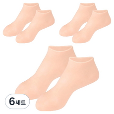 각질관리 실리콘 발커버 스킨, 80g, 6세트, 2개입