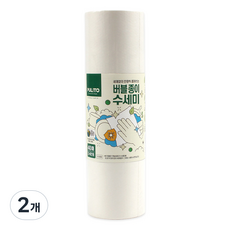 pulito 捲筒式泡泡紙菜瓜布, 40入, 2個, 單一顏色