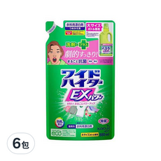 Kao 花王 Wide Haiter 彩色衣物 衣物漂白補充包, 880ml, 6包