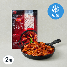 한강식품 포차식 무뼈 국물닭발 (냉동), 300g, 2개