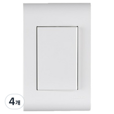 나노 오딧세이 3로 1구 스위치 SIMPLE 화이트, 4개